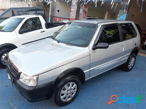 Fiat Uno Mille Way Economy F Flex P Prata Gasolina Em