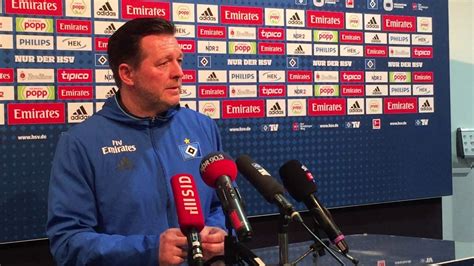 Hsv Trainer Titz Hadert Noch Mit Dem Remis In Stuttgart Youtube