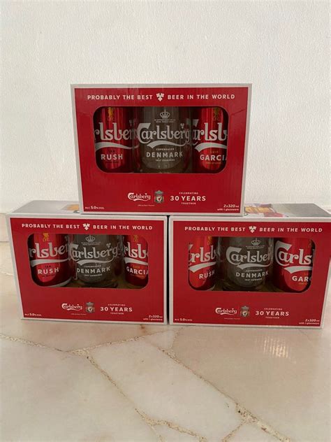 Carlsberg Liverpool Fa Edition Collection Food Drinks Alcoholic