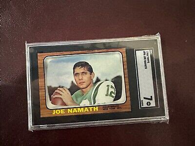 1966 Topps Football 96 Joe Namath SGC 7 NM HOF EBay