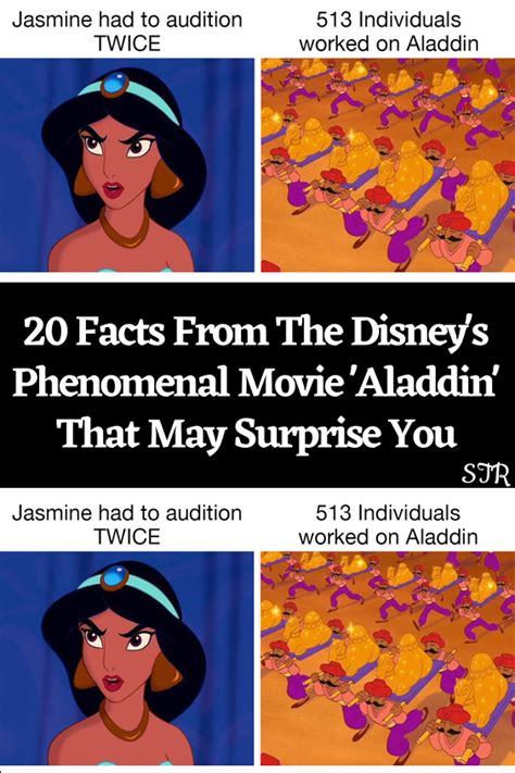 20 Facts From The Disneys Phenomenal Movie Aladdin That May Surprise