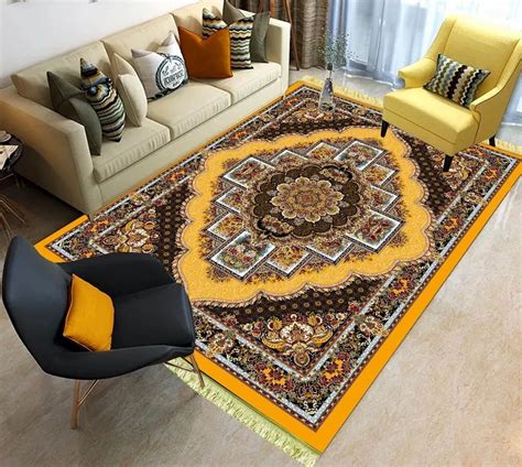 Yellow Base Velvet Carpets Printed At Rs 460 Piece In Panipat ID