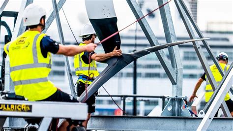 Anhedral Foil Emirates Team New Zealand Leq Hauraki Gulf