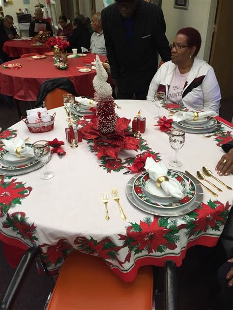 Senior Center Christmas Luncheon & Table Decoration Contest | Holy Cross Catholic Church ...