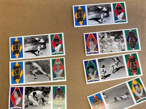 MLB Upper Deck Baseball Cards Tri Fold Cards Set Of 46 Cards Ty Cobb Babe Ruth EBay