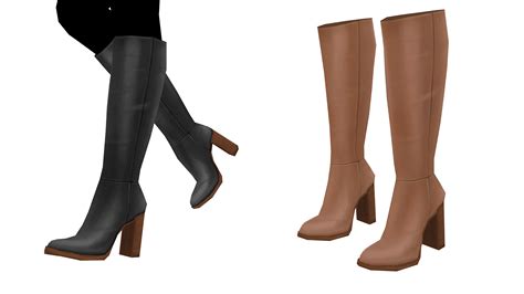 Mmd Sims 4 Bellanza Boots By Fake N True On Deviantart