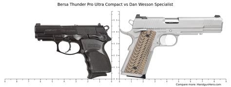 Bersa Thunder Pro Ultra Compact Vs Dan Wesson Specialist Size