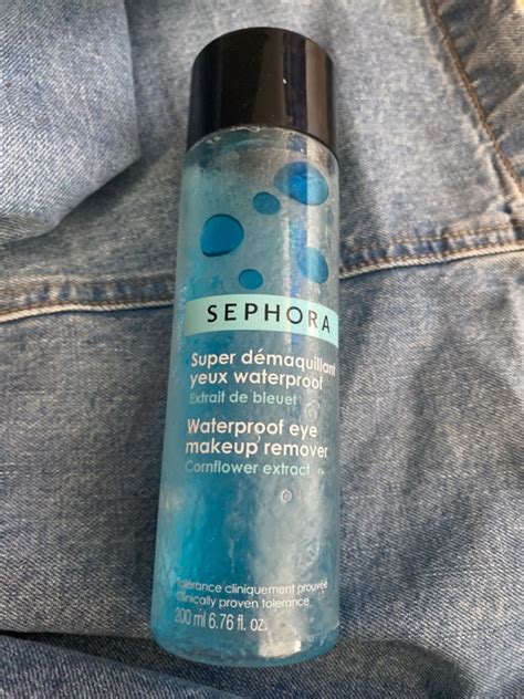 Sephora Super démaquillant yeux waterproof à l extrait de bleuet INCI