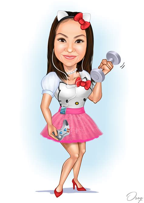 Caricature Body Female Teacher Teacher Caricature Boguslwasuav