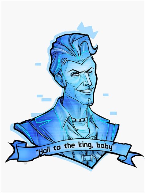 Hail To The King Sticker For Sale By Kneckman Redbubble