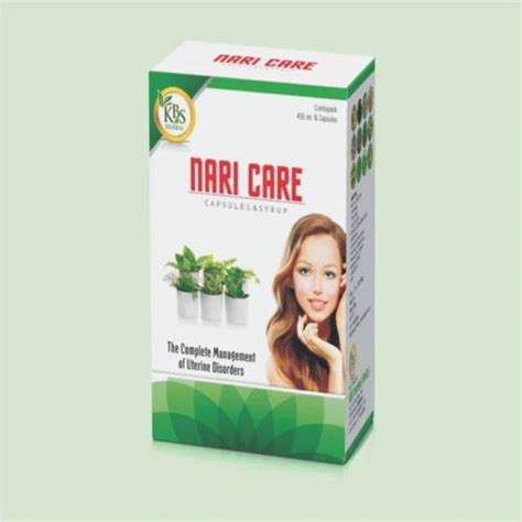 KBS Herbal Nari Care Capsules Syrup Treatment Manage Uterine