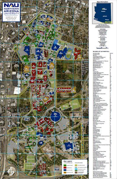 Printable Nau Campus Map