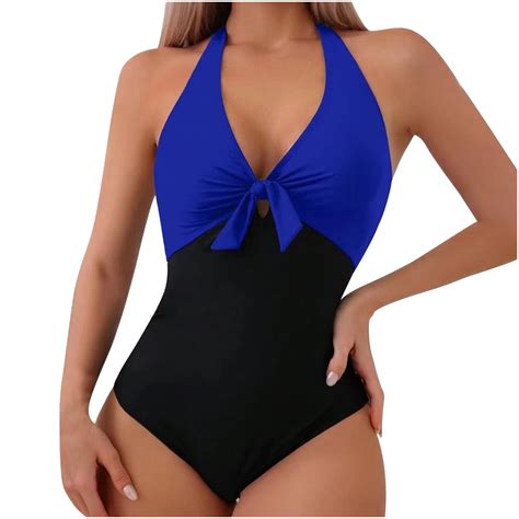 Levmjia Women S One Piece Swimsuits High Waisted Bikini Set Tummy Control Push Up Padding Quick