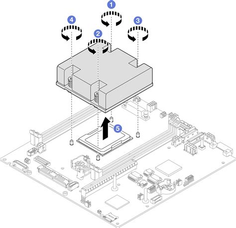 Remove The Processor Heat Sink Trained Technician Only Thinkedge