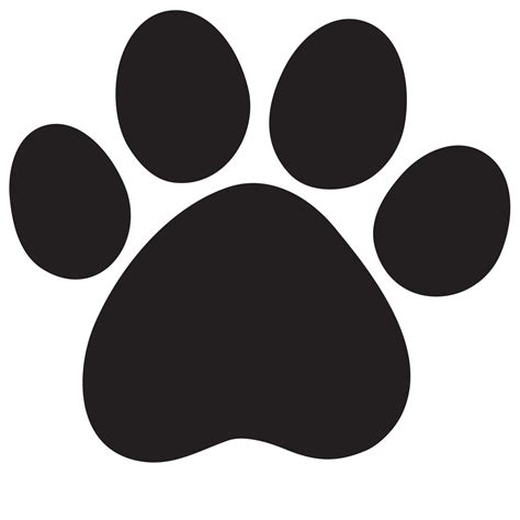 Lion Cougar Dog Cat Clip art - Paw Print png download - 1250*1250 ...