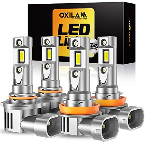 Oxilam Led Headlight Bulbs 6500k White 16 Pcs Chips Led Conversi