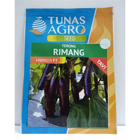 Jual Benih Terong Ungu Rimang Hibrida F1 Tunas Agro Seed 5 Gram