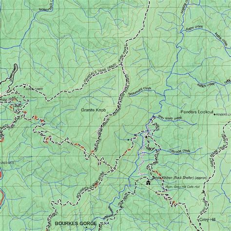 Getlost Map 8525 Kosciusko Nsw Topographic Map V15 175000 Map By