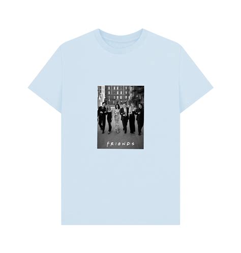 friends official tv show poster graphic blue  shirt park london