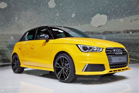 Audi S1 Wears Vegas Yellow For Swiss Debut Live Photos Autoevolution