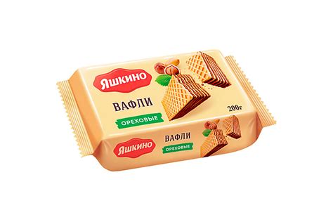 Вафли «Ореховые» «Яшкино», 200 г - купить по цене производителя с ...