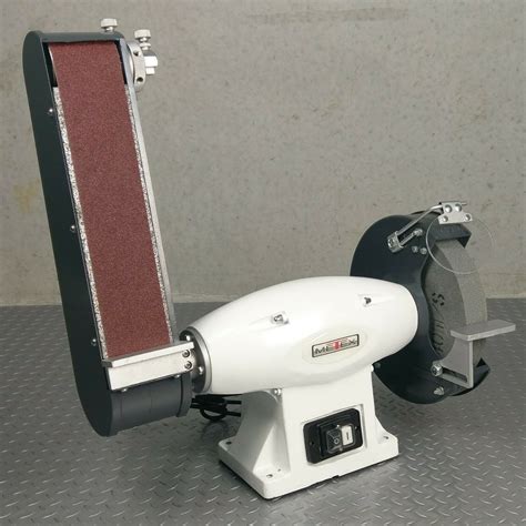 Bench Grinder Linisher Belt Sander With Stand Metex Industrial 250mm