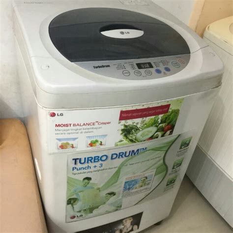 Mesin Cuci LG Fuzzy Logic 10 Kg Turbo Drum Serba Serbi Di Carousell