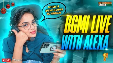 Bgmi Grind With Alexa 💖 Bgmi Live Stream Alexa Gamingtelugu