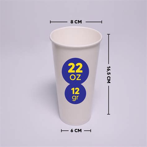 Jual PAPER CUP STARINDO 9 OZ 12 OZ 16 OZ 22 OZ 25 PCS GELAS