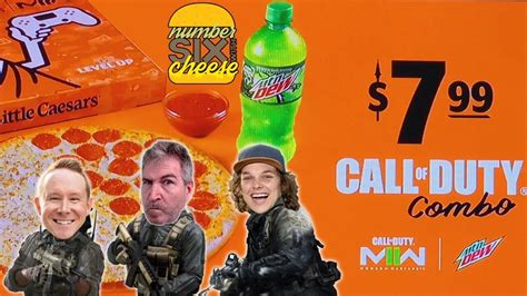 Little Caesars CALL OF DUTY PIZZA COMBO Review | Collab W/ Number 6 ...