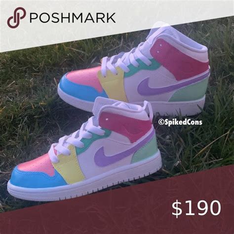 Custom Color Block Jordan 1 New In Box Custom Painted Women 865