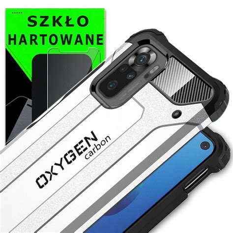 Pancerne etui OXYGEN CR do Redmi NOTE 10 szkło 9H OXYGEN Sklep