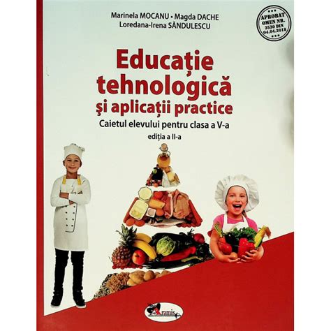 Educatie Tehnologica Si Aplicatii Practice Clasa A V A Caietul Elevului