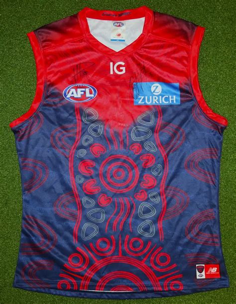 melbourne  indigenous guernsey unveiled afl