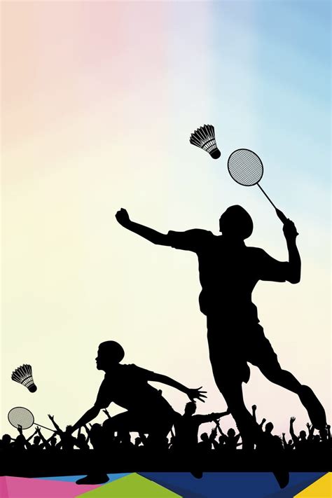 Badminton Recruit New Posters Background Material Wallpaper Image For