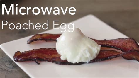 How To Cook Poached Eggs In The Microwave Youtube