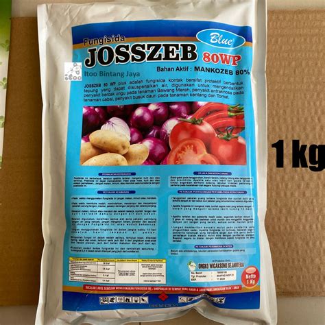 Jual Fungisida Protektif Kontak Josseb Blue Mankozeb Wp Kg