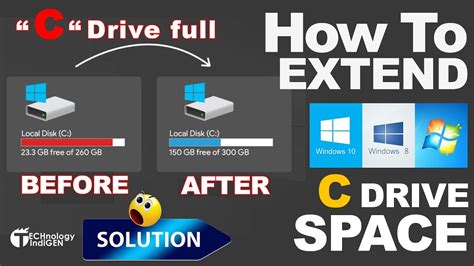 How To Extend C Drive Space In Windows Windows Without Any