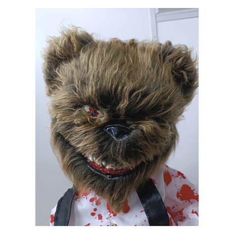 Decoração Halloween Urso Assassino Som e Luzes Apollo Festas