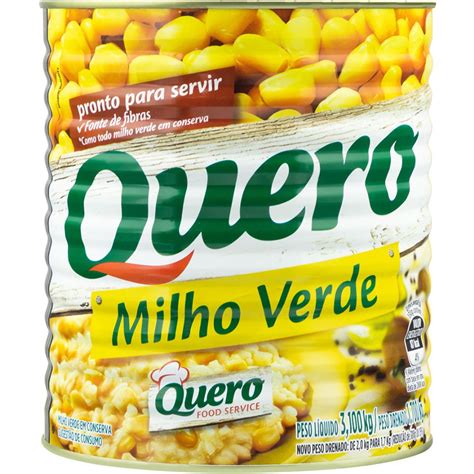 Milho Verde Quero Em Conserva Lata 17kg Destro