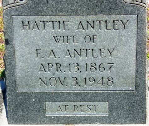 Hattie M Nettles Antley 1867 1948 Homenaje De Find A Grave