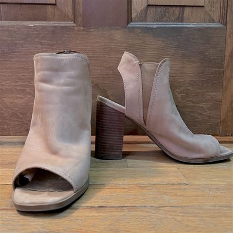 Aldo Shoes Nude Peeptoe Bootie Poshmark