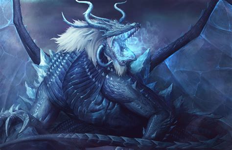 Ice Dragon By 5martist On Deviantart