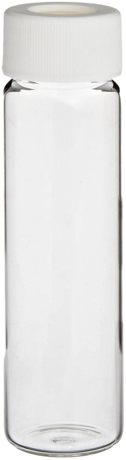 Sun Sri Clear Glass Assembled VOA Vial Kits Whith White Polypropylene