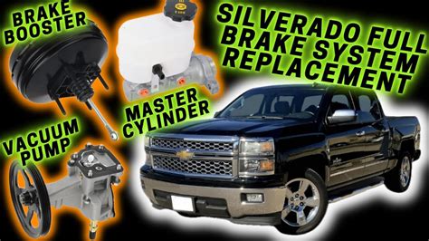 2014 Silverado Brake Booster Master Cylinder Vacuum Pump Replacement Youtube