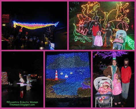 Eccentric Eclectic Woman: Oregon Zoo ZooLights - Our Experience