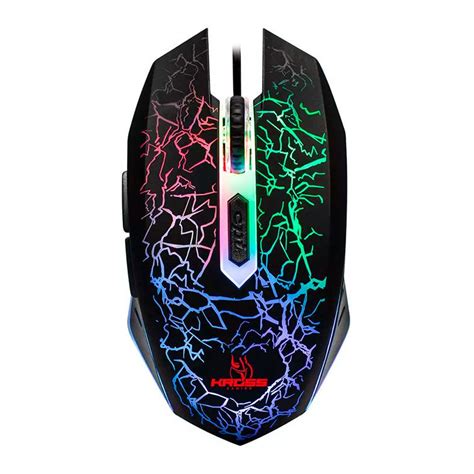 Combo Gamer Kross Rainbow ABNT2 2400DPI Mousepad Pequeno KE GK5150