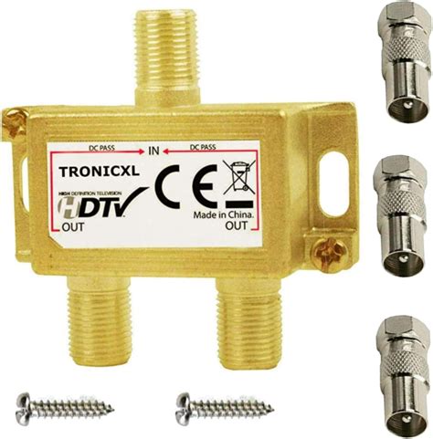 Tronicxl R Partiteur Voies Bk Premium Tv C Ble Adaptateur R Partiteur