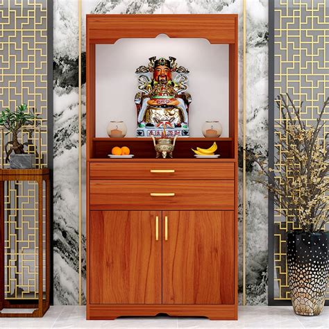 Buddha Altar Cabinet For The Table God Of Wealth Buddha Statue Cabinet