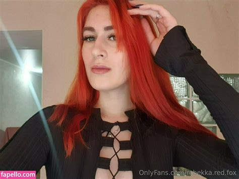 Rebecca Red Rebekka Red Fox Nude Leaked Onlyfans Photo Fapello